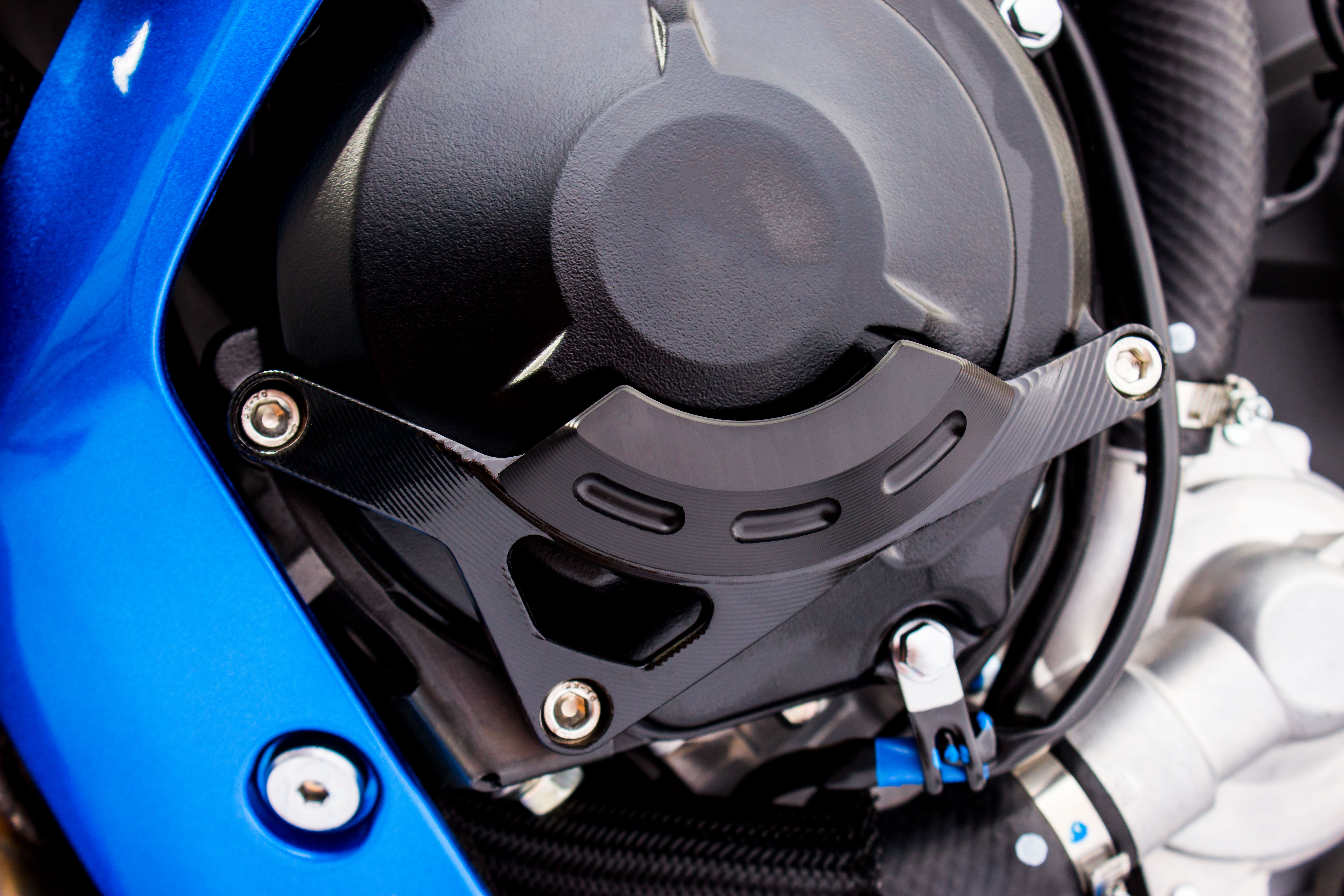 Motorschutzprotektor links schwarz