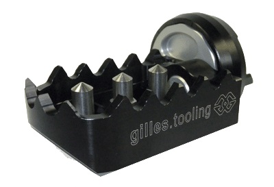 Fußrastenanlage RCT12GT Y01 schwarz-silber